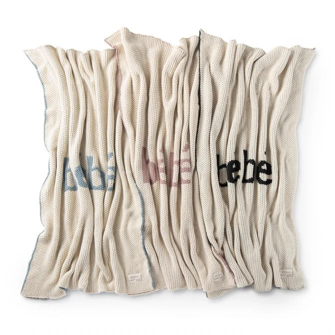 Domani DH BABY BLANKET NATURAL/BLACK BEBE