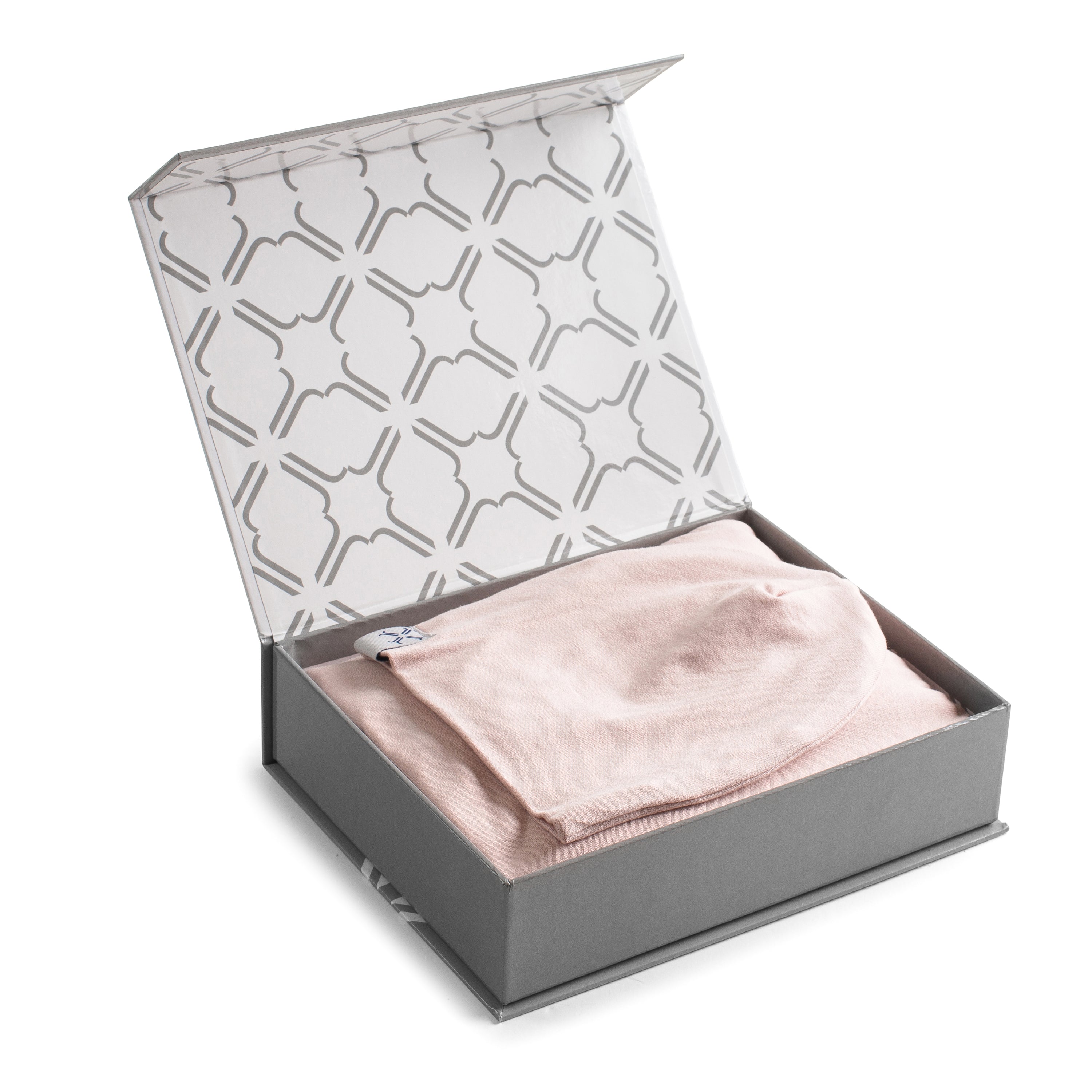 Jacqueline & Jac Blush Beanie & Blanket set