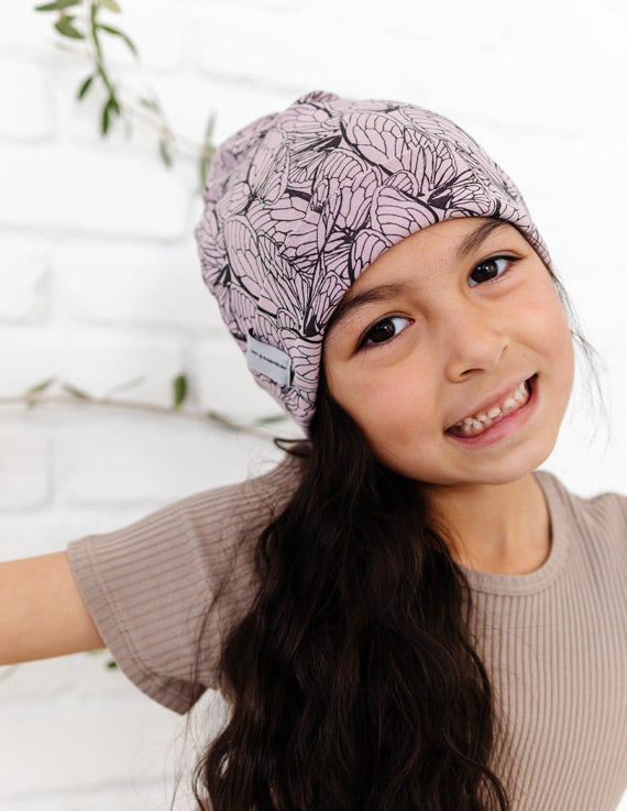 Jacqueline & Jac Mauve Butterfly Beanie