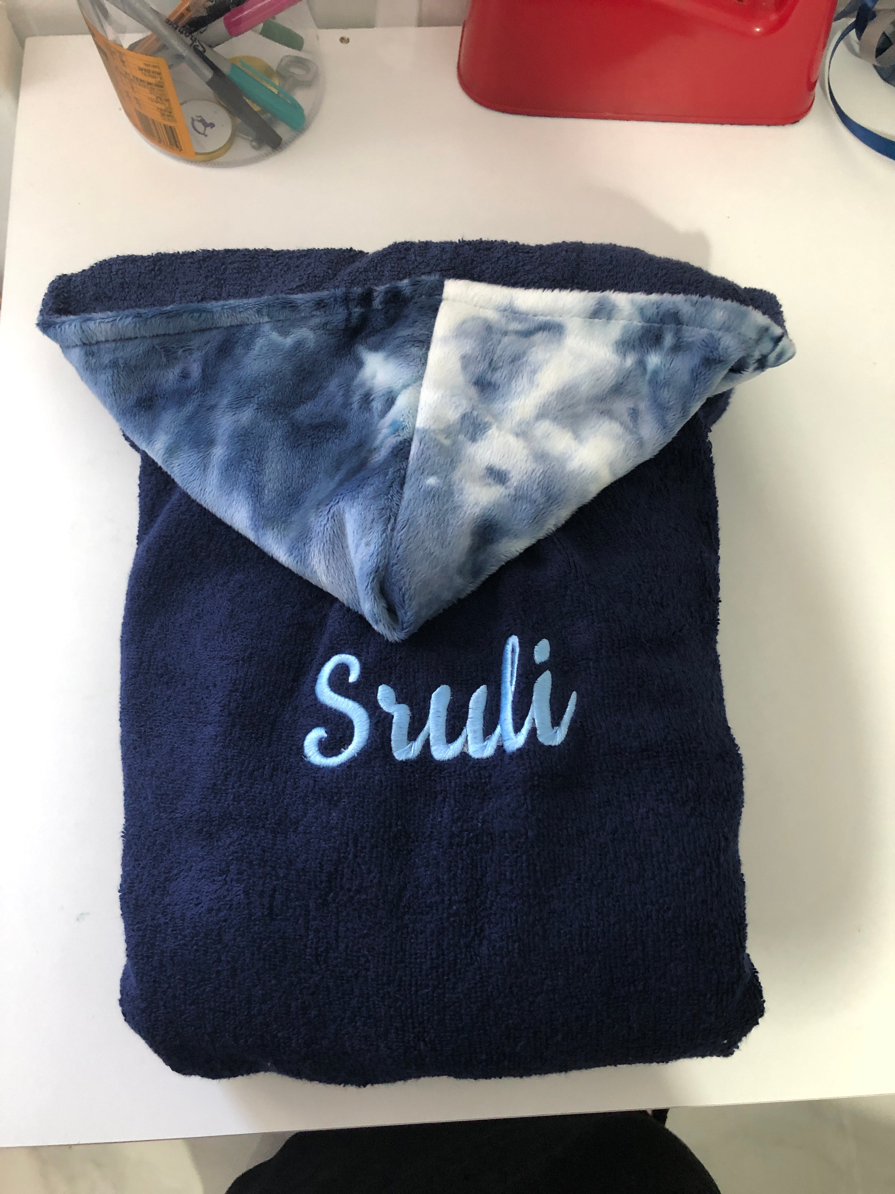 Winx & Blinx Navy Tie Dye Towel