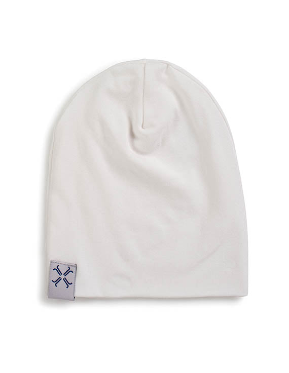 Jacqueline & Jac Natural White Beanie