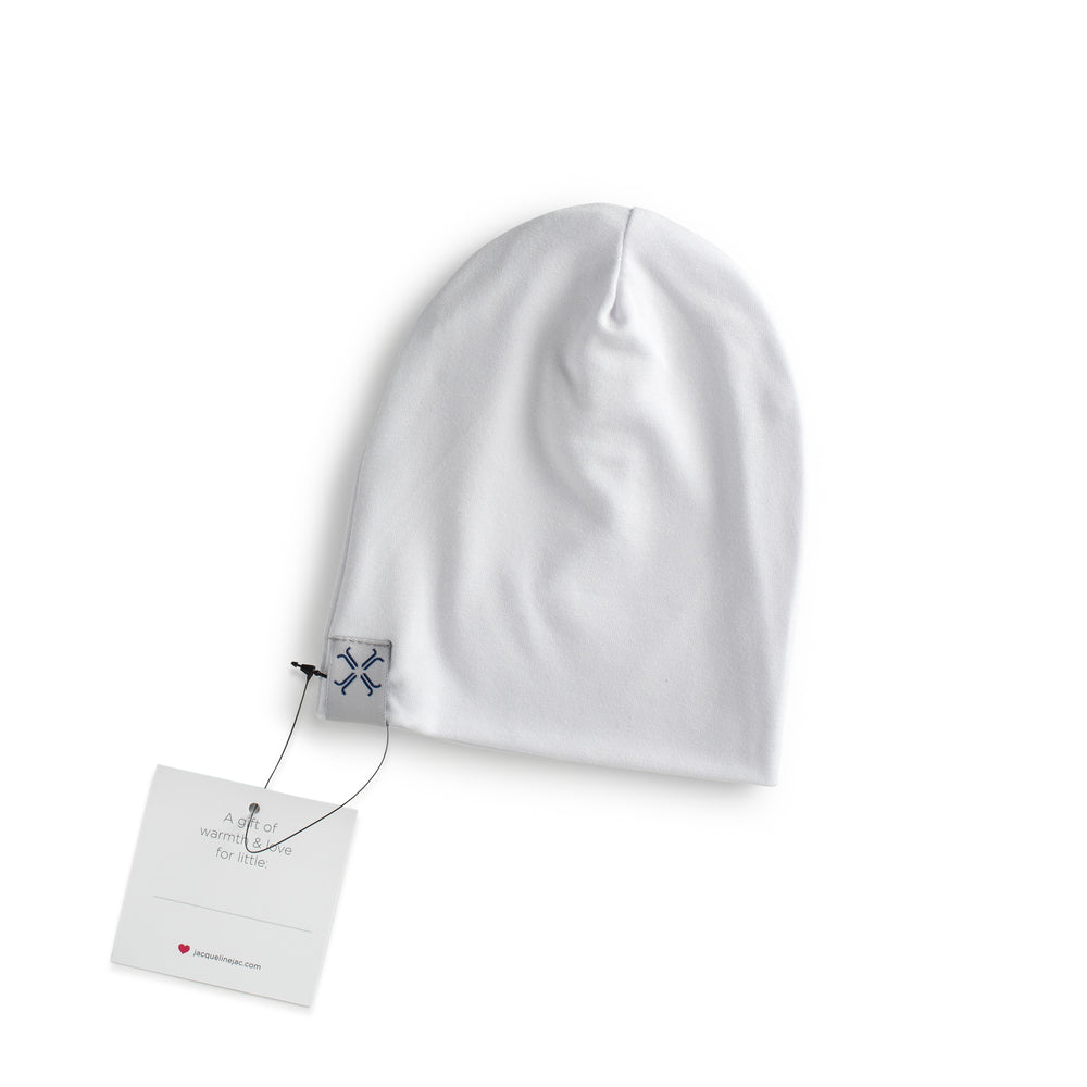 Jacqueline & Jac White Beanie