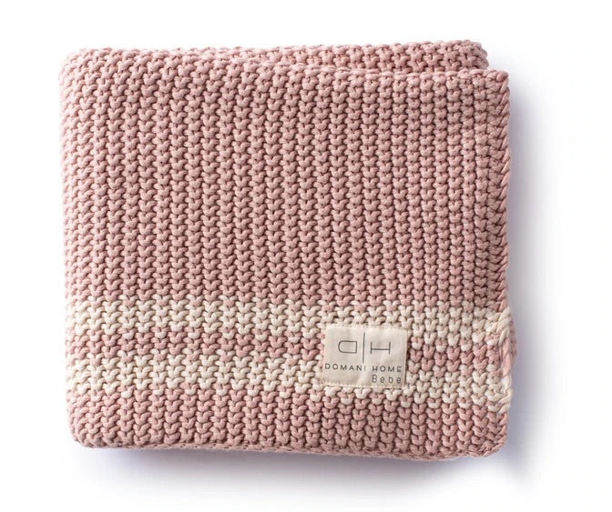 Domani BABY BLANKET MARICI BLUSH PINK/SHELL